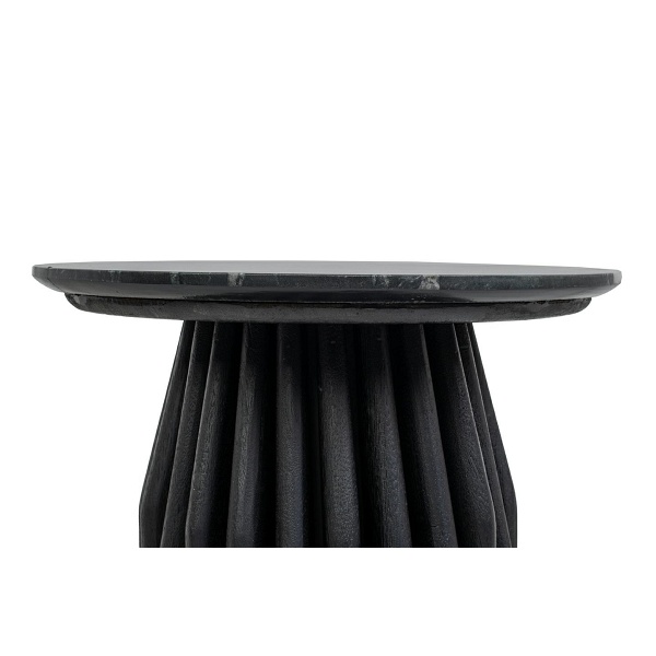 Stolik LEVANTE czarny marmur / drewno - MaMaison