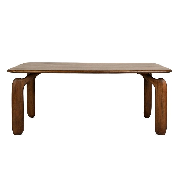 Stół jadalniany ORIZON 200 brązowy / drewno - MaMaison