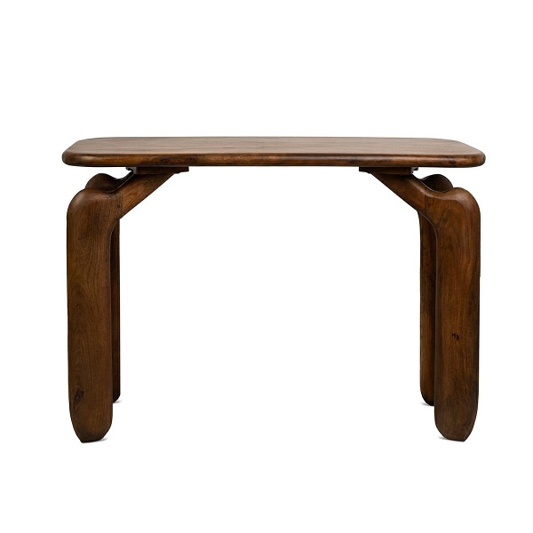 Konsola ORIZON brązowa / drewno - MaMaison