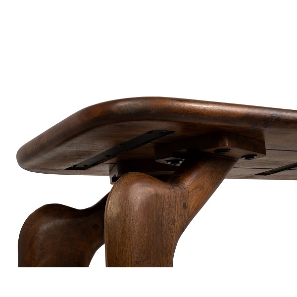 Konsola ORIZON brązowa / drewno - MaMaison