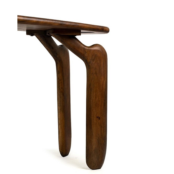 Konsola ORIZON brązowa / drewno - MaMaison