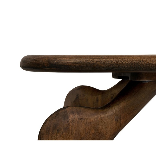 Stolik kawowy ORIZON brązowy / drewno - MaMaison