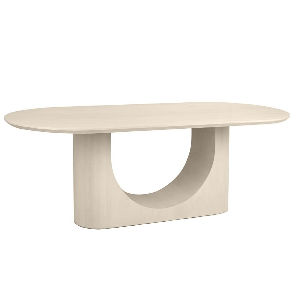 Stół jadalniany ICARO 220 beżowy / drewno - MaMaison