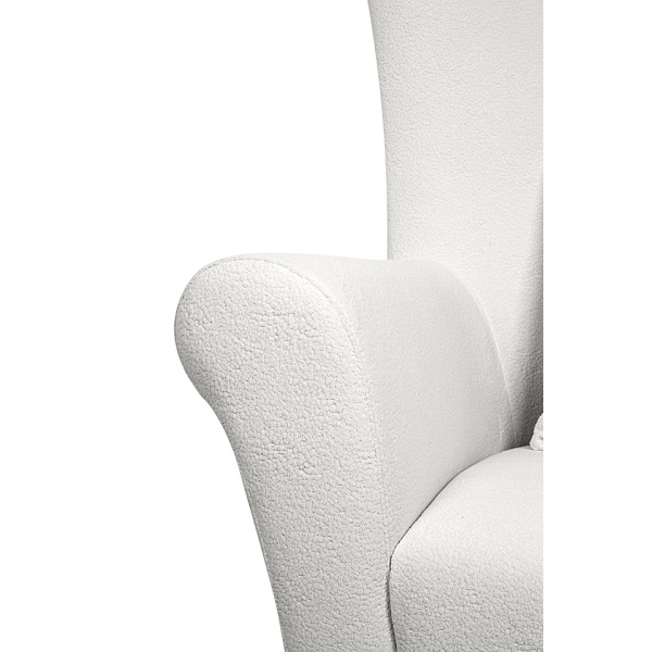 Fotel obrotowy GROSDOS biały / chenille - MaMaison