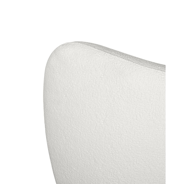 Fotel obrotowy GROSDOS biały / chenille - MaMaison