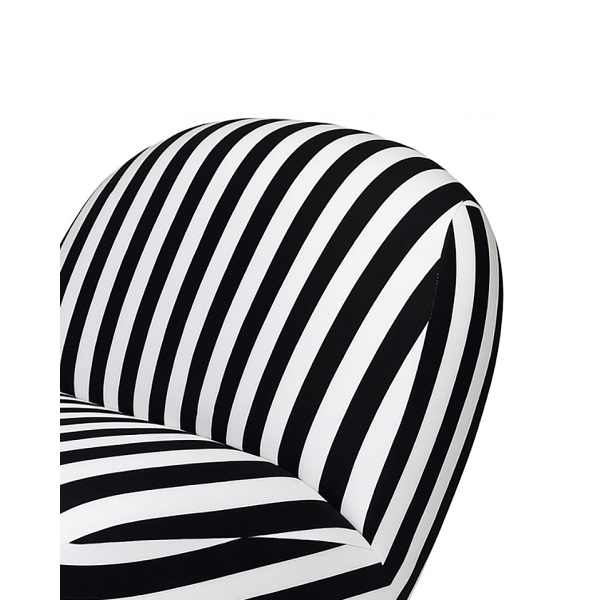 Fotel obrotowy AZURE biały / czarny - MaMaison