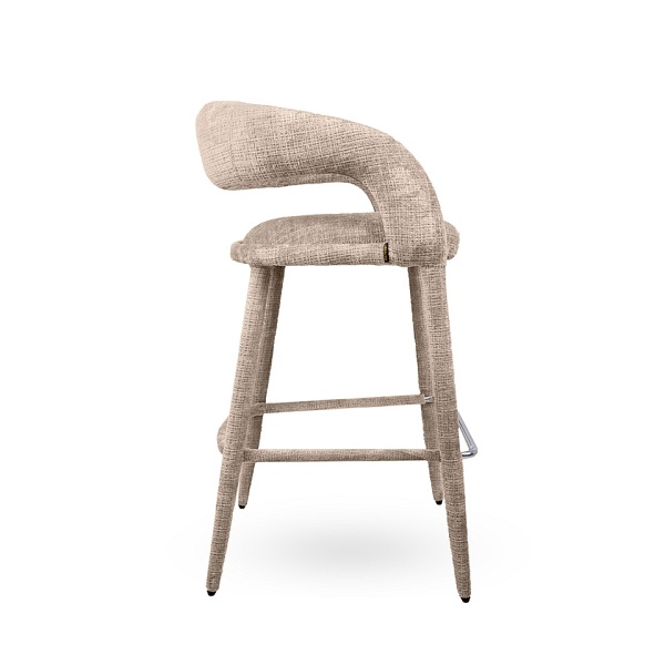 Krzesło barowe IRIS beżowe - MaMaison