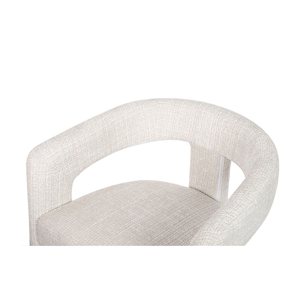 Krzesło barowe LOGAN białe - MaMaison