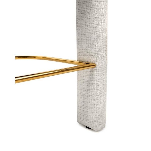 Krzesło barowe LOGAN białe - MaMaison