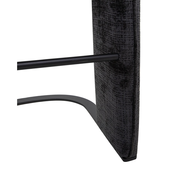 Krzesło barowe BORA czarne - MaMaison