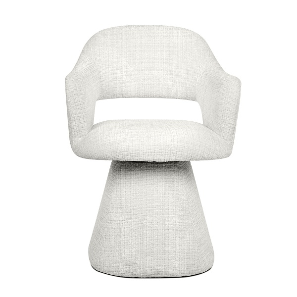 Krzesło obrotowe VERONA białe - MaMaison