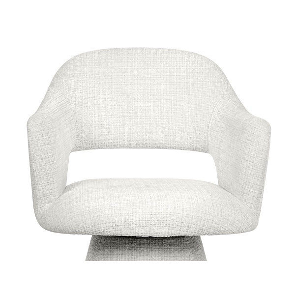 Krzesło obrotowe VERONA białe - MaMaison