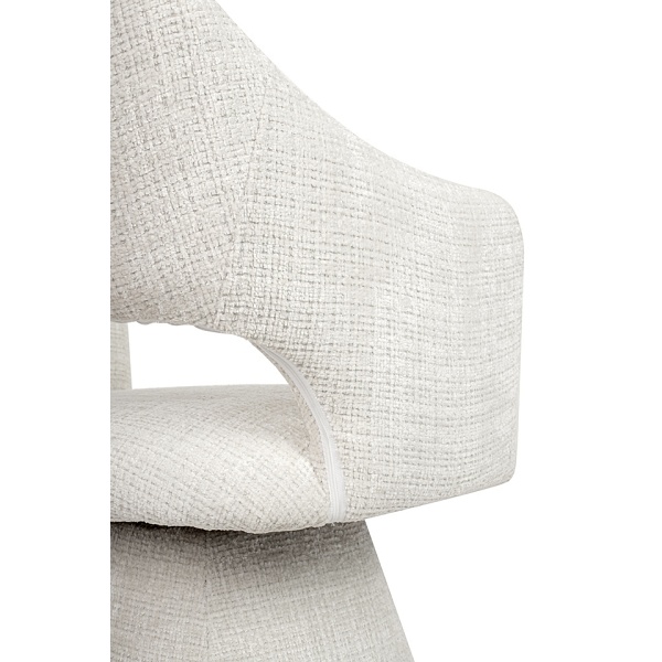 Krzesło obrotowe VERONA białe - MaMaison