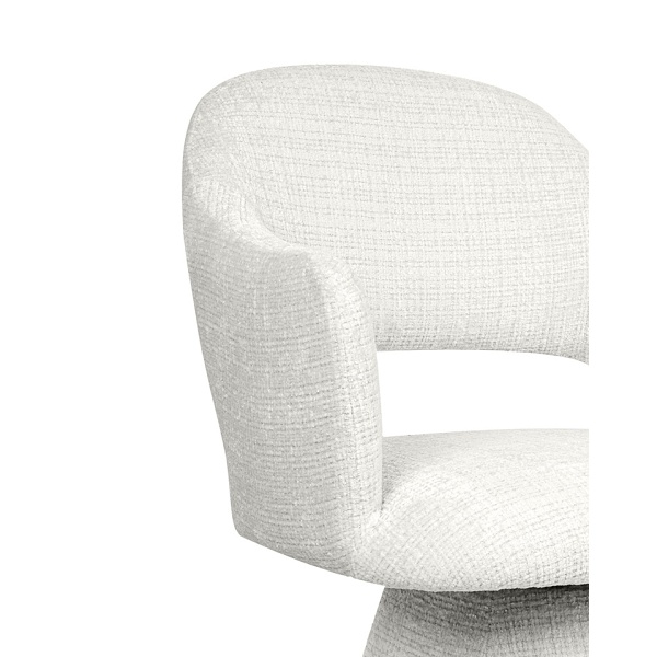 Krzesło obrotowe VERONA białe - MaMaison