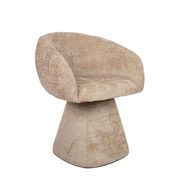 Krzesło obrotowe PEDRA beżowe - MaMaison