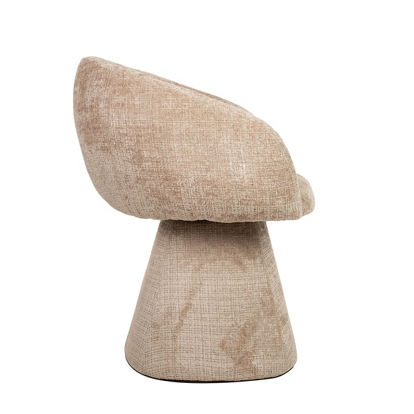 Krzesło obrotowe PEDRA beżowe - MaMaison