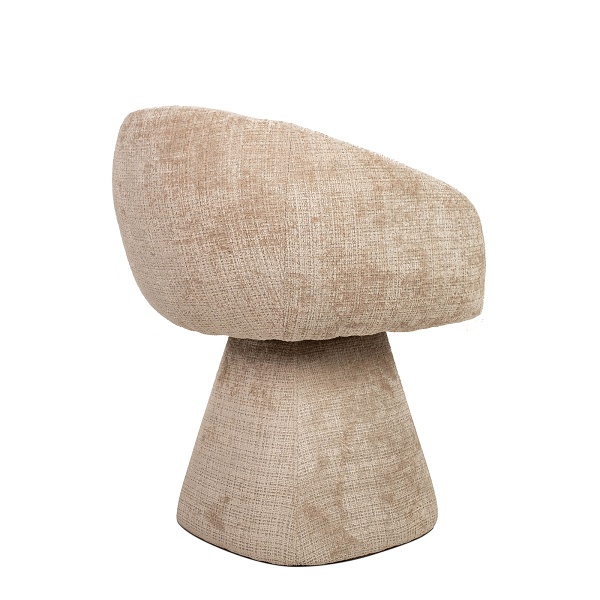 Krzesło obrotowe PEDRA beżowe - MaMaison