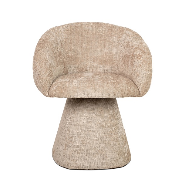 Krzesło obrotowe PEDRA beżowe - MaMaison