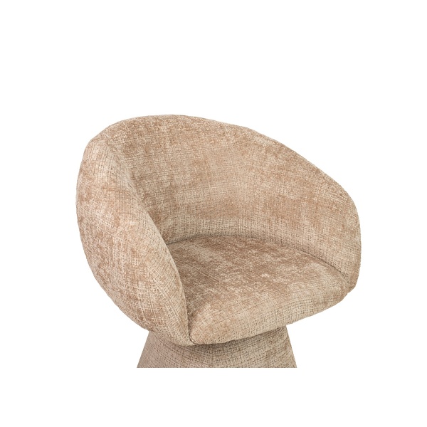 Krzesło obrotowe PEDRA beżowe - MaMaison