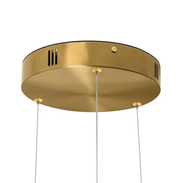 Lampa wisząca RING 40 + 60 + 60 złota na jednej podsufitce - Moosee