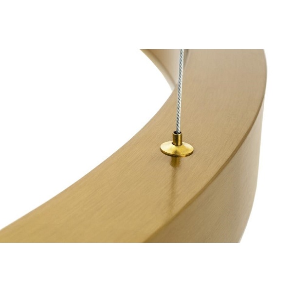 Lampa wisząca RING 80 + 80 + 100 złota na jednej podsufitce - Moosee