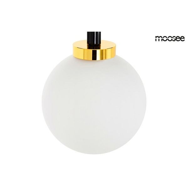 Lampa wisząca COSMO LEVEL M - czarna, złota - Moosee
