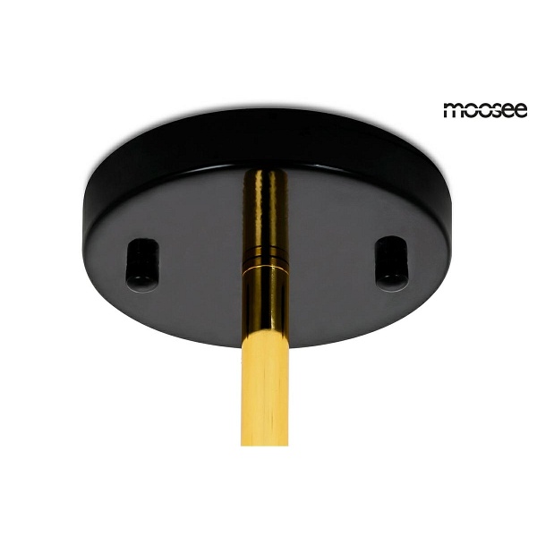 Lampa wisząca COSMO LEVEL M - czarna, złota - Moosee