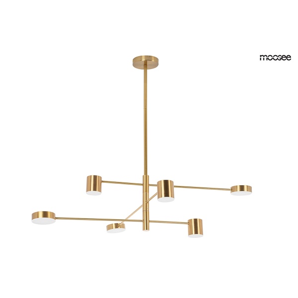 Lampa wisząca PIAZETTA złota - Moosee