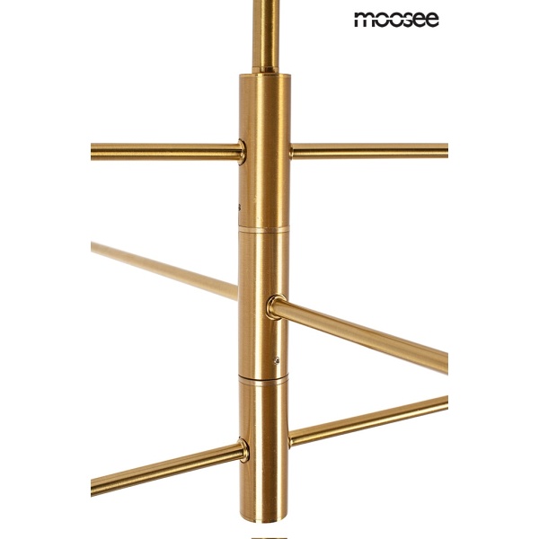 Lampa wisząca PIAZETTA złota - Moosee