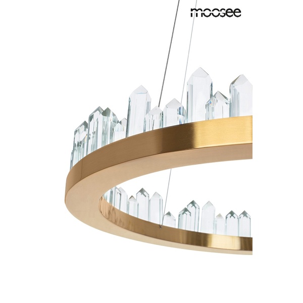 Lampa wisząca NENUFAR złota - Moosee