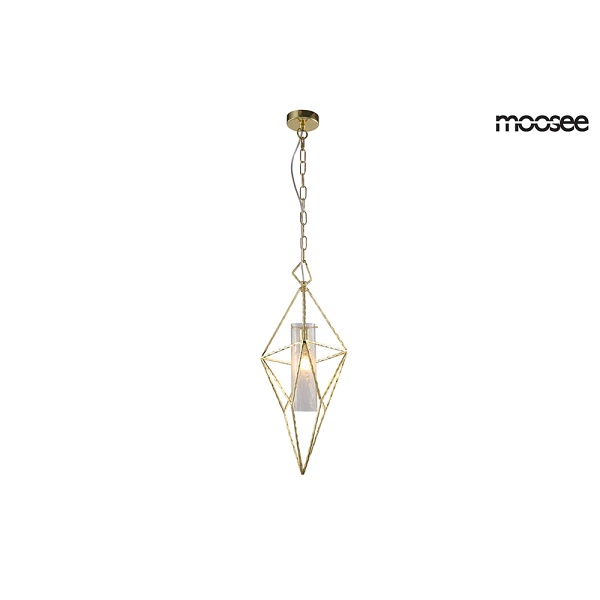 Lampa wisząca HAVANA M - złota - Moosee