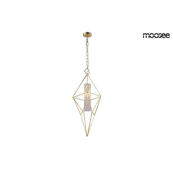 Lampa wisząca HAVANA L - złota - Moosee