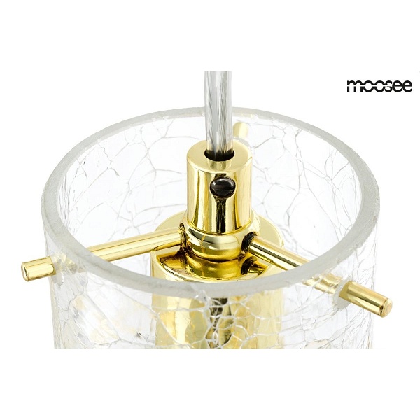 Lampa wisząca HAVANA L - złota - Moosee