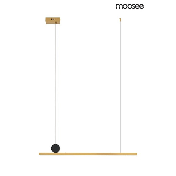 Lampa wisząca WAND 80 złota - Moosee