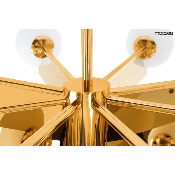 Lampa wisząca SOLEI złota - Moosee