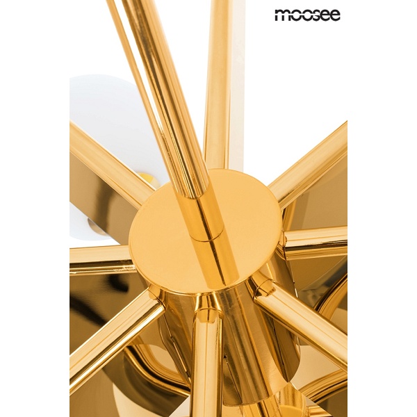 Lampa wisząca SOLEI złota - Moosee