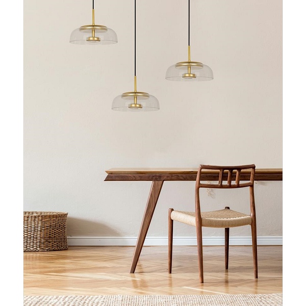 Lampa wisząca EDEN złota - Moosee