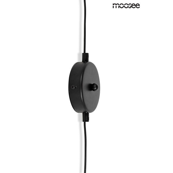 Lampa ścienna BOWL DUO czarna - Moosee