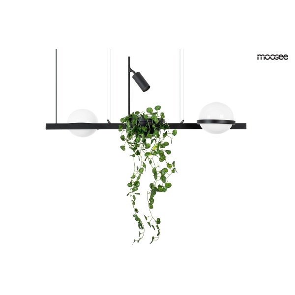 Lampa wisząca PLANT czarna - Moosee