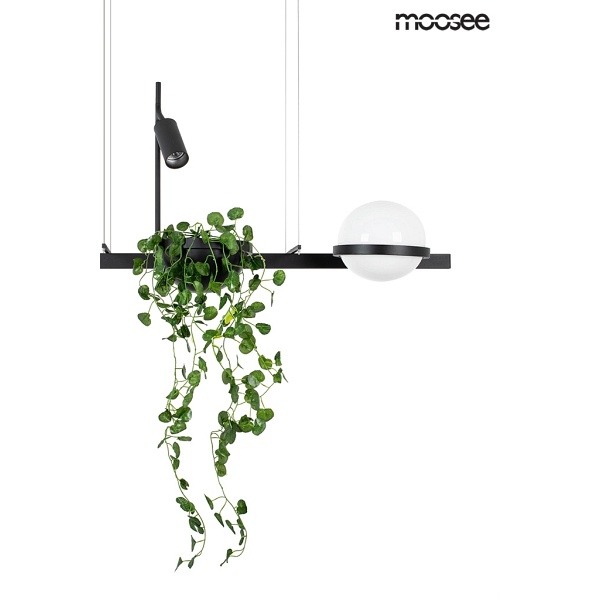 Lampa wisząca PLANT czarna - Moosee