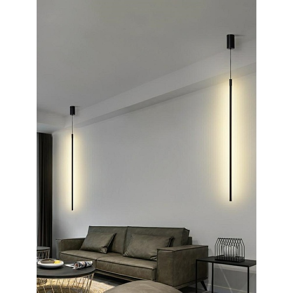 Lampa wisząca OMBRE 80 czarna - Moosee