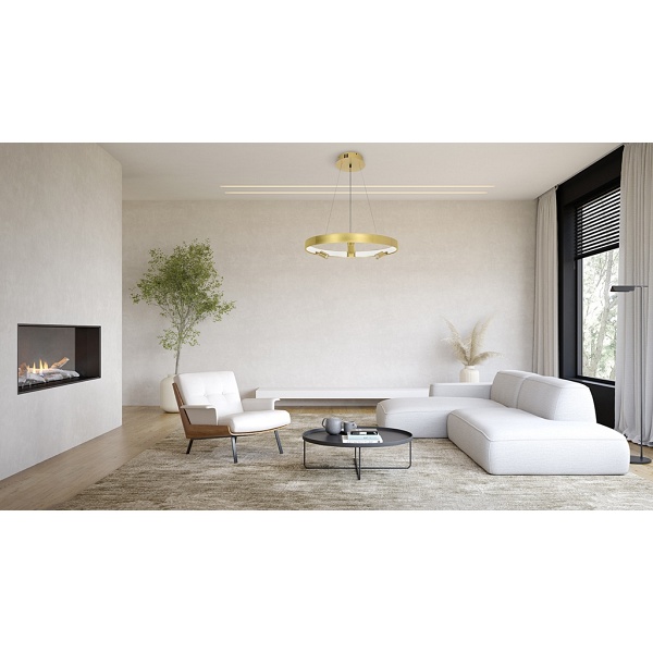 MOOSEE lampa wisząca CIRCLE SPOT 60 GOLD złota - Moosee