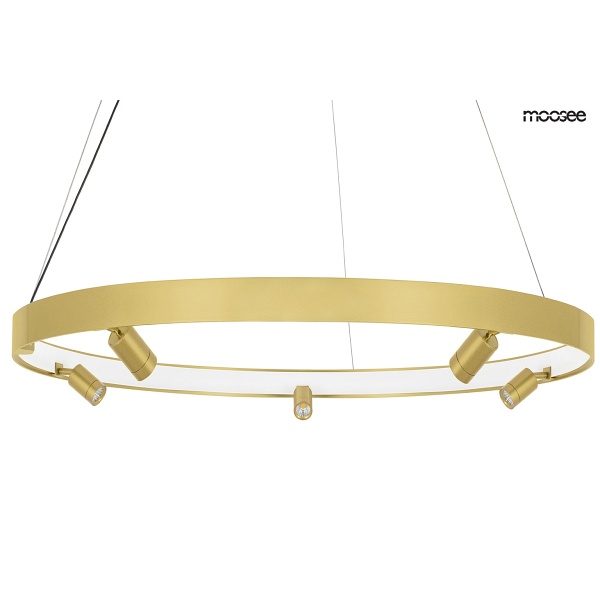 Lampa wisząca CIRCLE SPOT 98 GOLD złota - Moosee