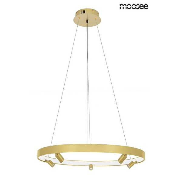 Lampa wisząca CIRCLE SPOT 98 GOLD złota - Moosee