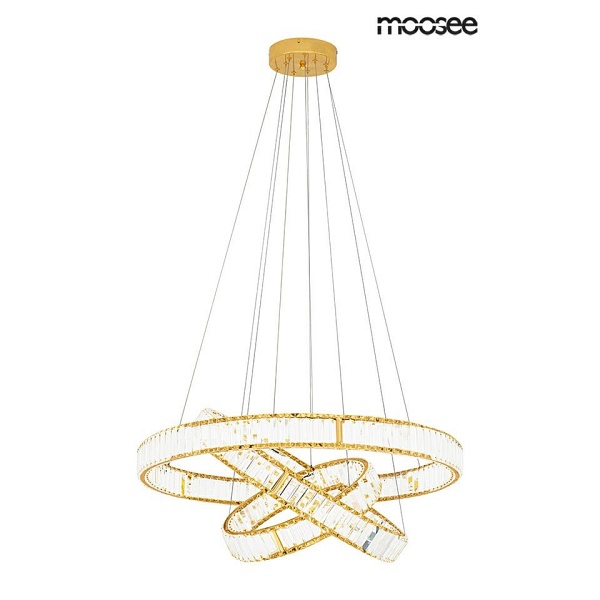 Lampa wisząca LIBERTY TRIPLES złota - Moosee