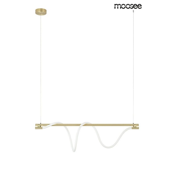 Lampa wisząca SERPIENTE 120 złota - Moosee