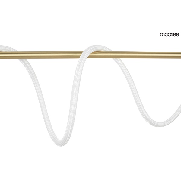 Lampa wisząca SERPIENTE 120 złota - Moosee