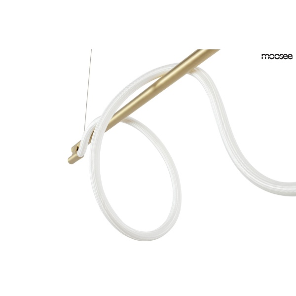 Lampa wisząca SERPIENTE 120 złota - Moosee
