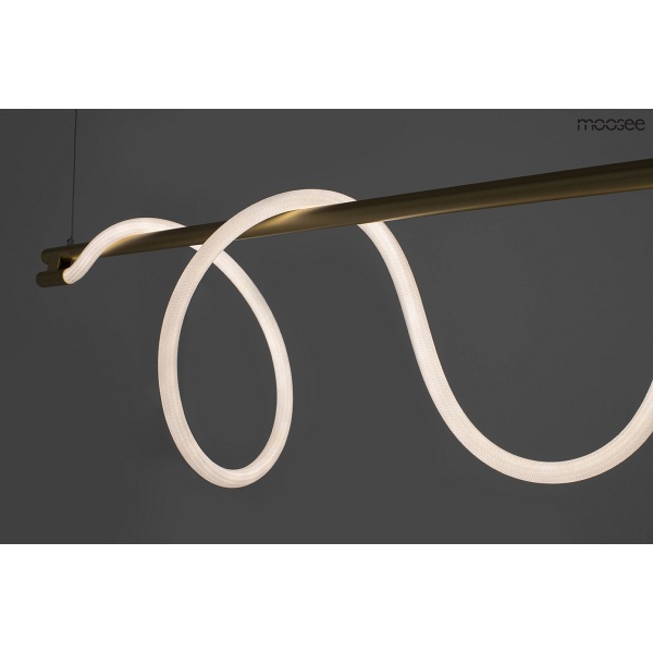 Lampa wisząca SERPIENTE 120 złota - Moosee