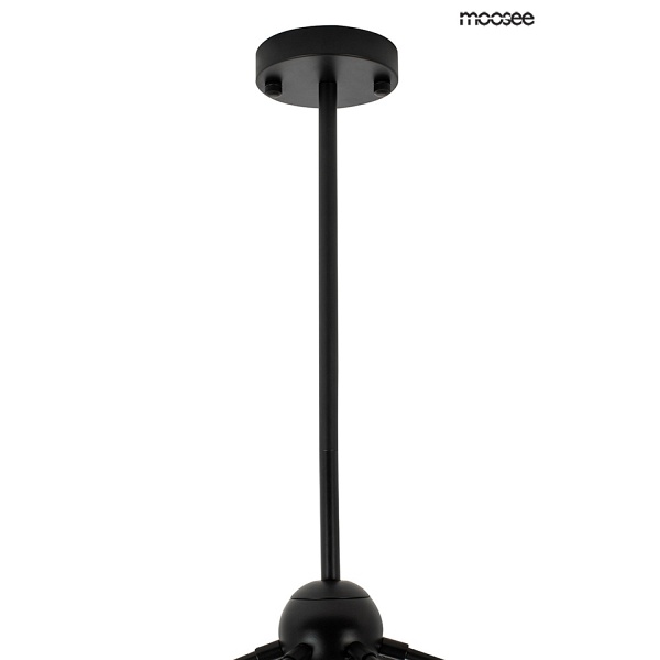 Lampa wisząca ASTRIFERO 15 czarna - Moosee